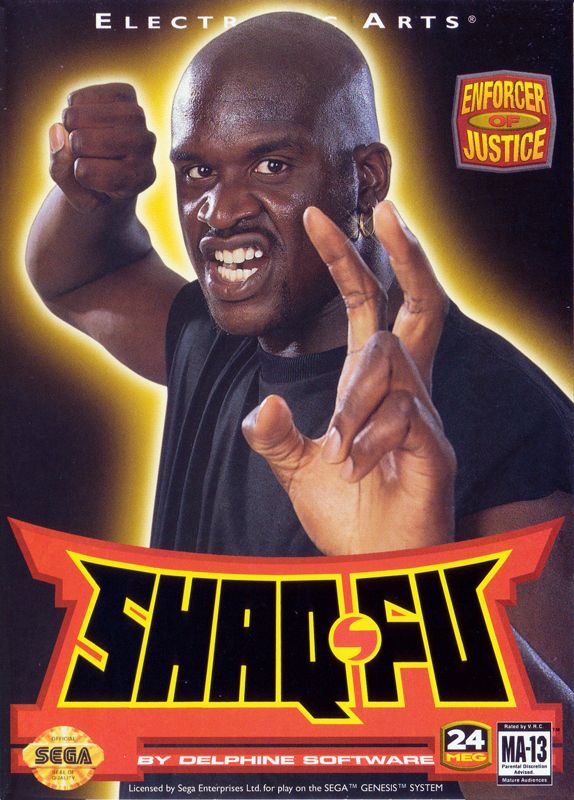 Shaq Fu box art for Super Nintendo